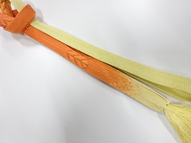 JAPANESE KIMONO / HAND-TIED OBIJIME